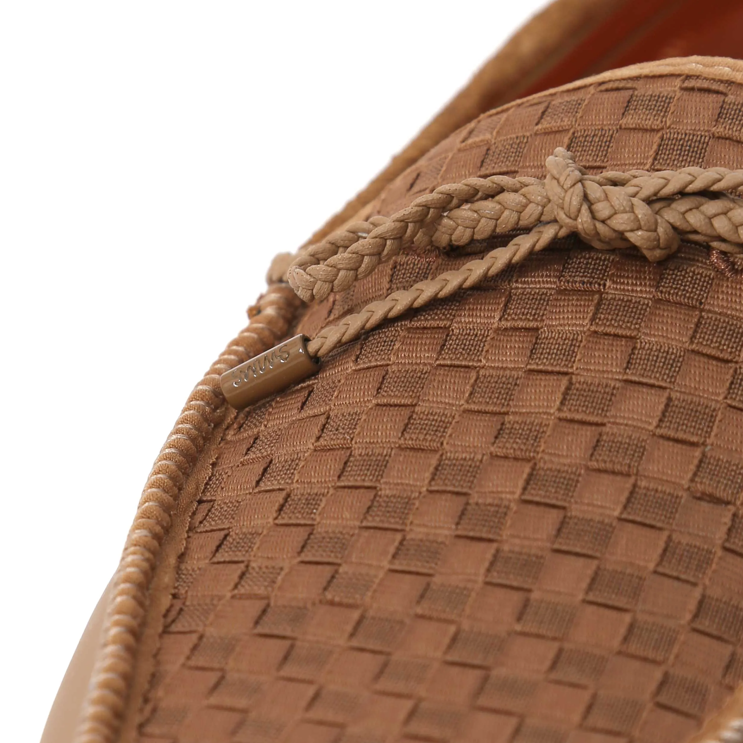 Swims Woven Driver Shoe in Nut