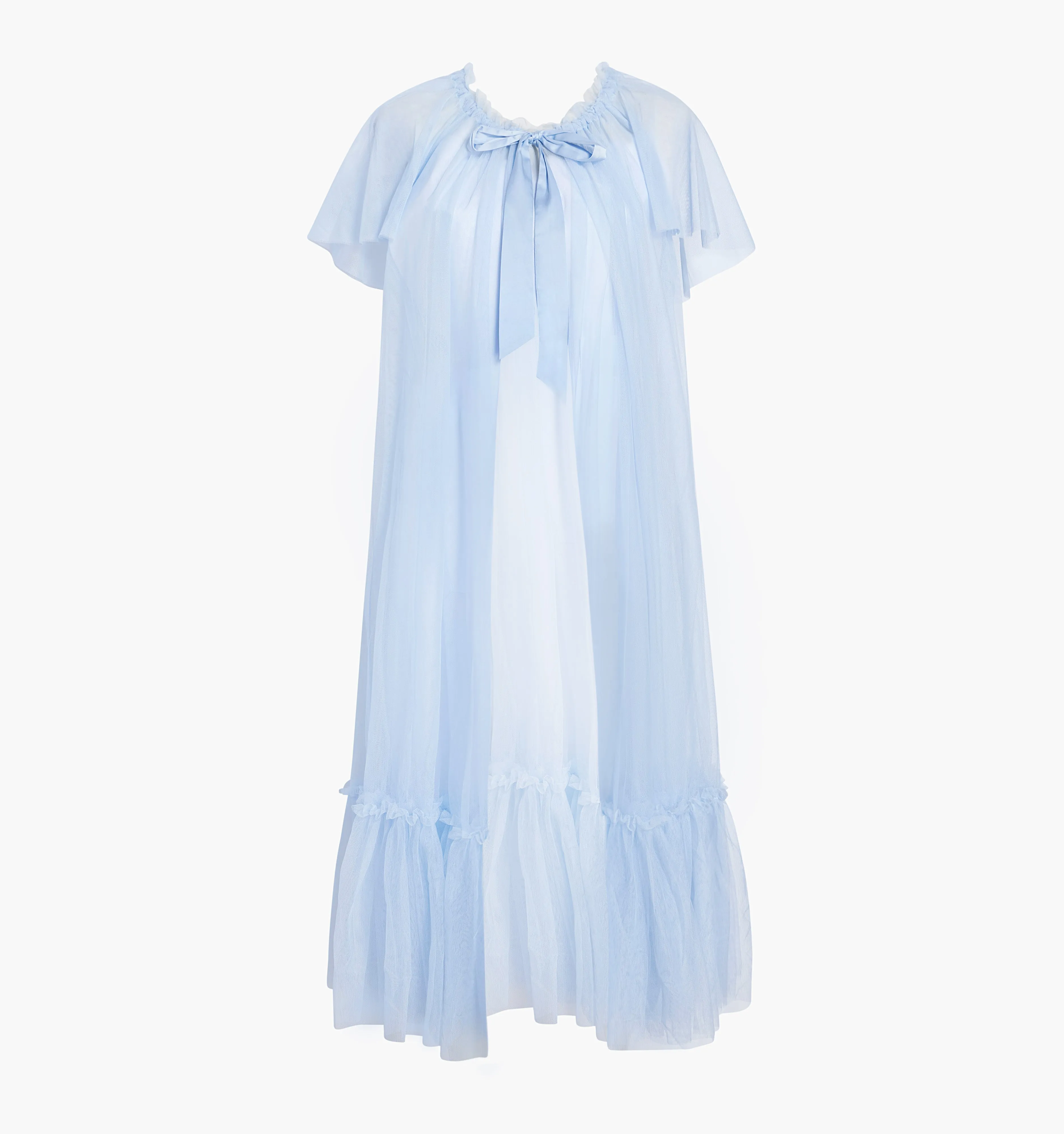 The Tulle Coco Duster - Powder Blue Tulle