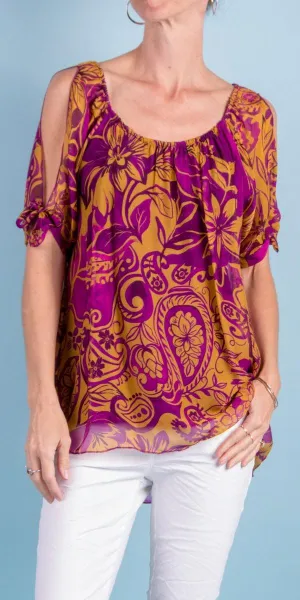 Vacanza Silk Blouse