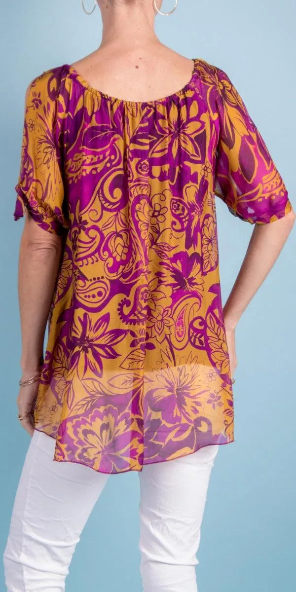 Vacanza Silk Blouse