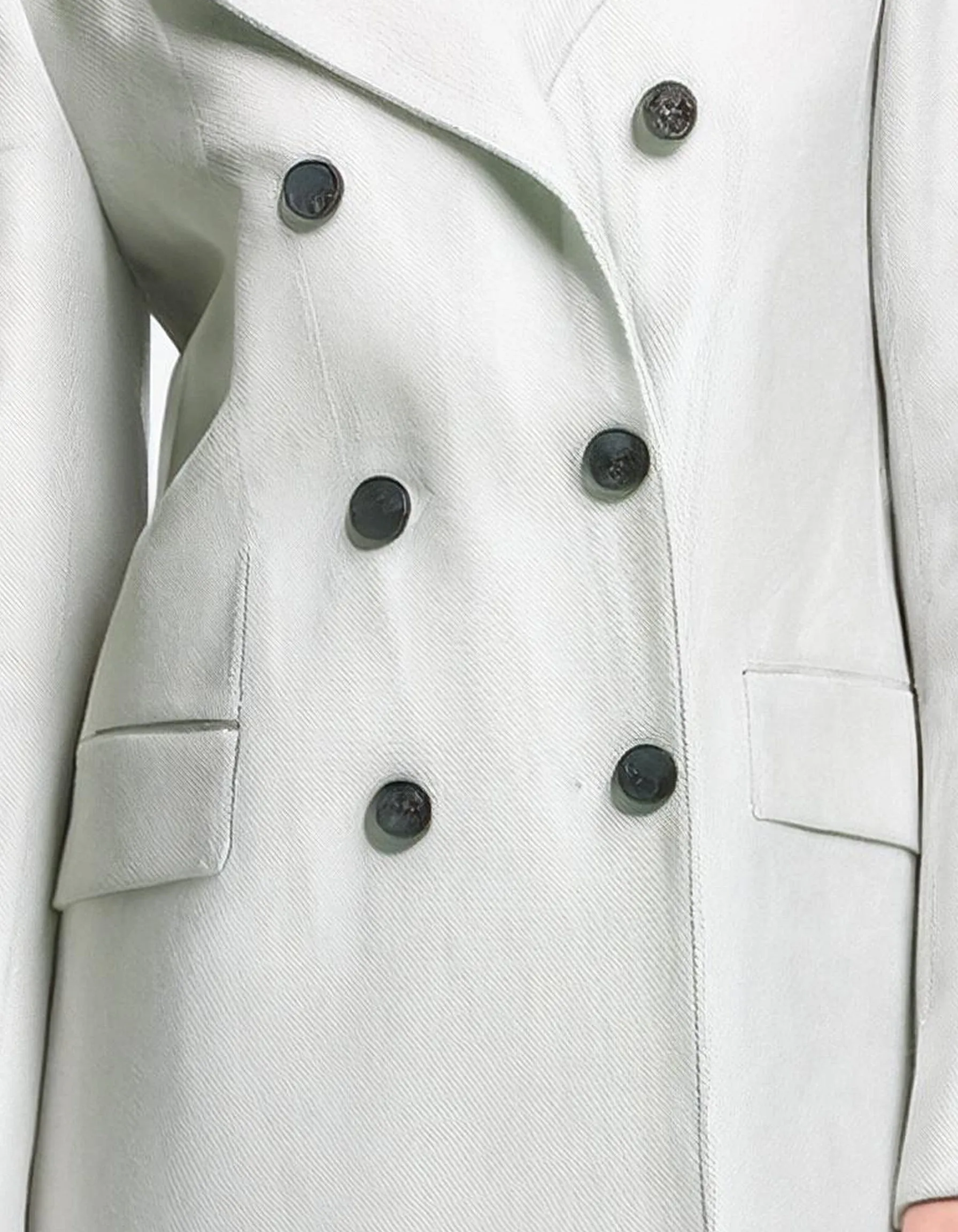 Winter White Wonder Peacoat