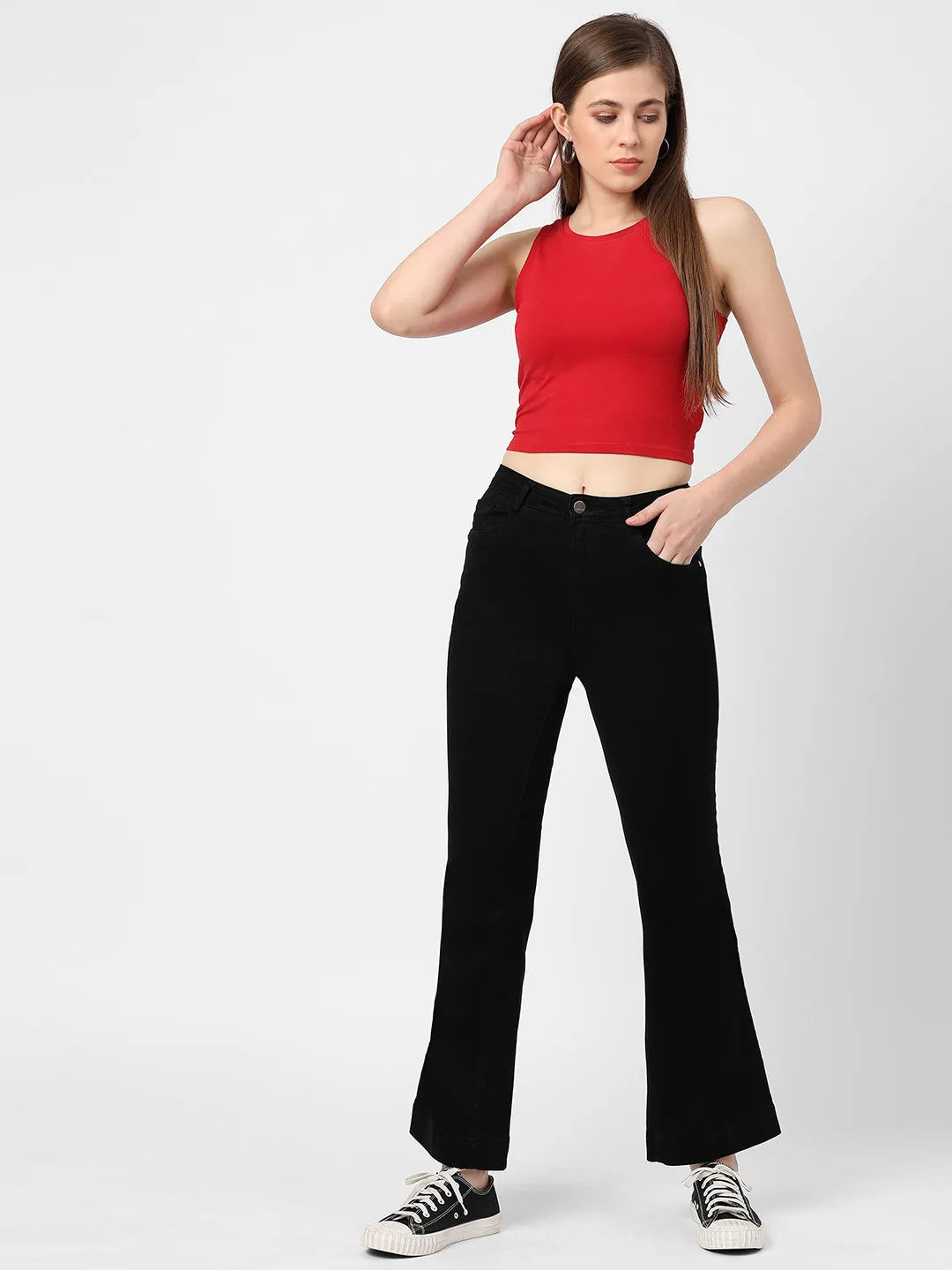 Women High-Rise Flare Jeans