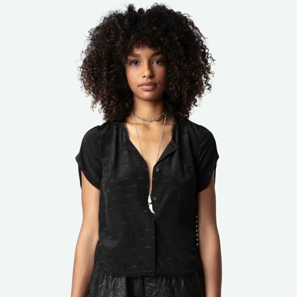 Zadig & Voltaire Tiffiny Jac Wings Top - Noir